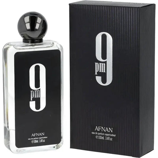 Afnan 9pm for Men Eau de Parfum 100 ml  3.4 Ounce Nine Time with Afnan Fragrance For Men 