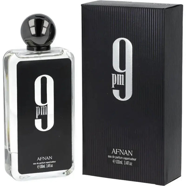 Afnan 9pm for Men Eau de Parfum 100 ml  3.4 Ounce Nine Time with Afnan Fragrance For Men 