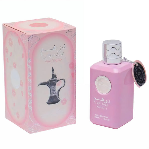 ard al zaafaran Ard Al Zaafaran Dirham Wardi 100ml EDP – Women’s Sweet Rose Perfume feature on homepage bottle - Premium fragrance collection Malaysia