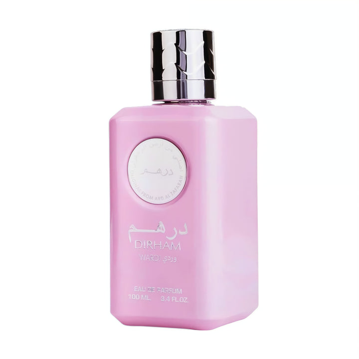 ard al zaafaran Ard Al Zaafaran Dirham Wardi 100ml EDP – Women’s Sweet Rose Perfume feature on homepage bottle - view 3 - Premium fragrance collection Malaysia