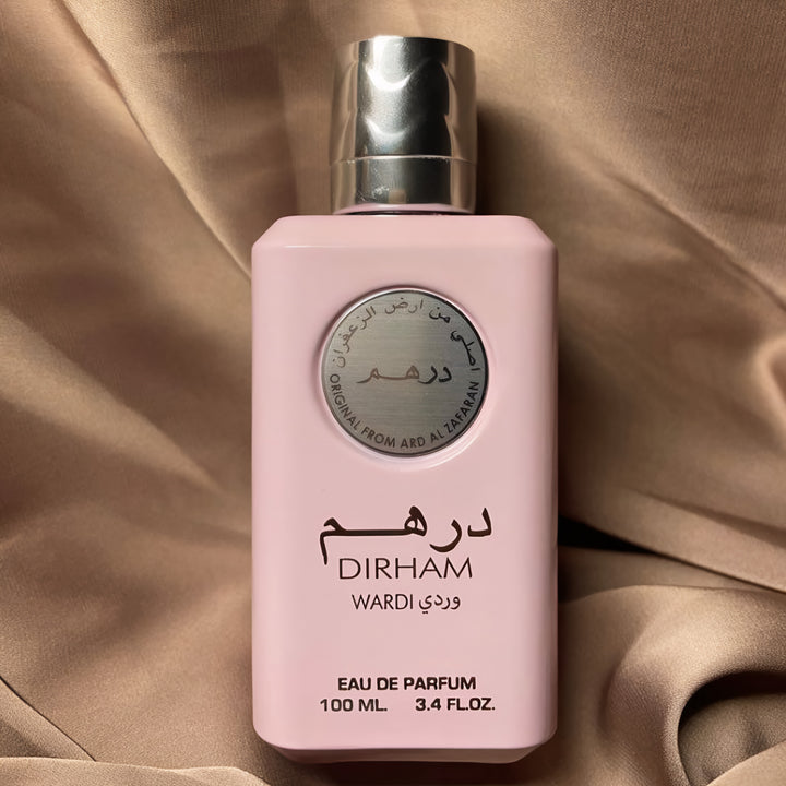 ard al zaafaran Ard Al Zaafaran Dirham Wardi 100ml EDP – Women’s Sweet Rose Perfume feature on homepage bottle - view 6 - Premium fragrance collection Malaysia