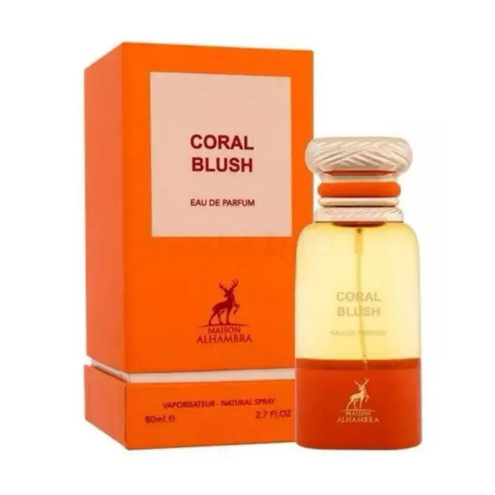Coral Blush perfume 80ml Maison Alhambra Edition Bright Peach unisex Perfume 