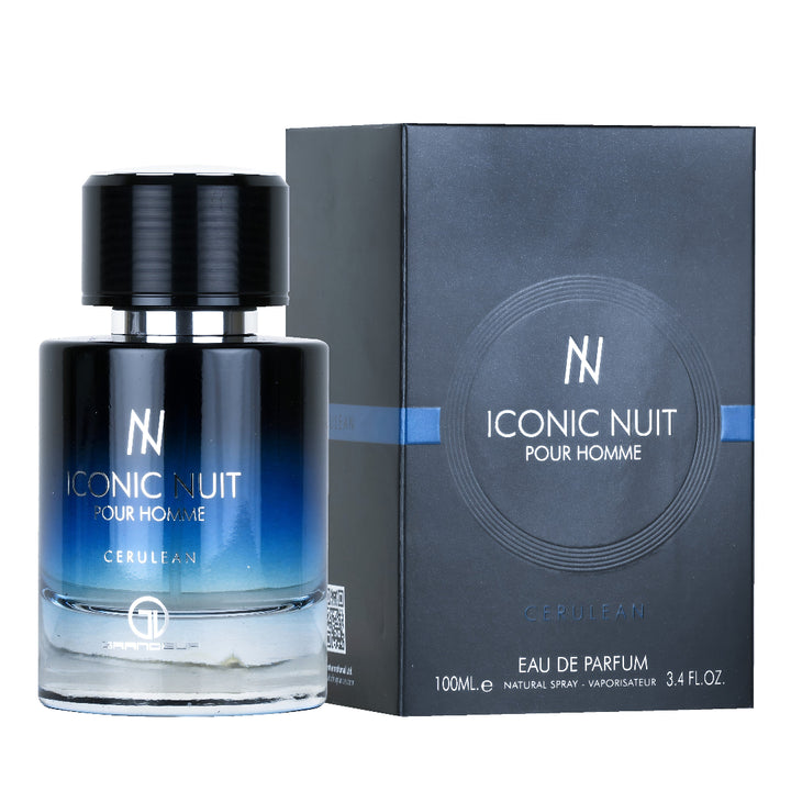 Iconic Nuit Pour Homme 100ml EDP for Men by Grandeur La Nuit de L'Homme Bleu Électrique