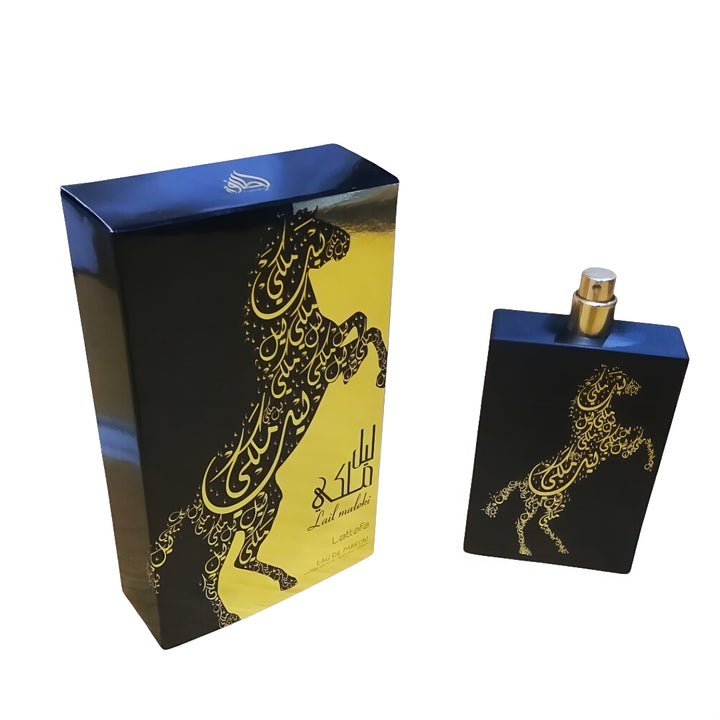 Lattafa Lattafa Lail Maleki 100ml EDP – Unisex Sweet Oriental Perfume feature on homepage bottle - view 4 - Premium fragrance collection Malaysia