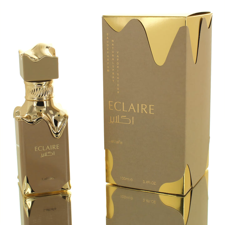 Lattafa Lattafa Éclaire 100ml EDP for Women – Sweet Gourmand Creamy Perfume feature on homepage bottle - view 8 - Premium fragrance collection Malaysia