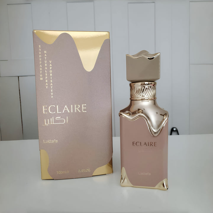 Lattafa Lattafa Éclaire 100ml EDP for Women – Sweet Gourmand Creamy Perfume feature on homepage bottle - view 6 - Premium fragrance collection Malaysia