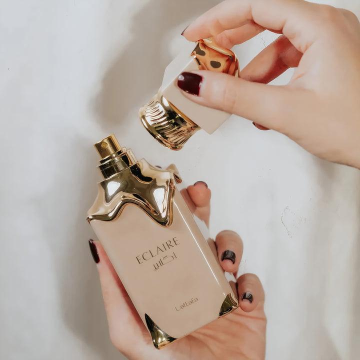 Lattafa Lattafa Éclaire 100ml EDP for Women – Sweet Gourmand Creamy Perfume feature on homepage bottle - view 7 - Premium fragrance collection Malaysia