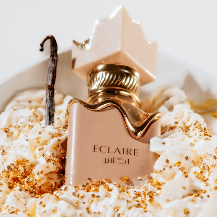 Lattafa Lattafa Éclaire 100ml EDP for Women – Sweet Gourmand Creamy Perfume feature on homepage bottle - view 4 - Premium fragrance collection Malaysia