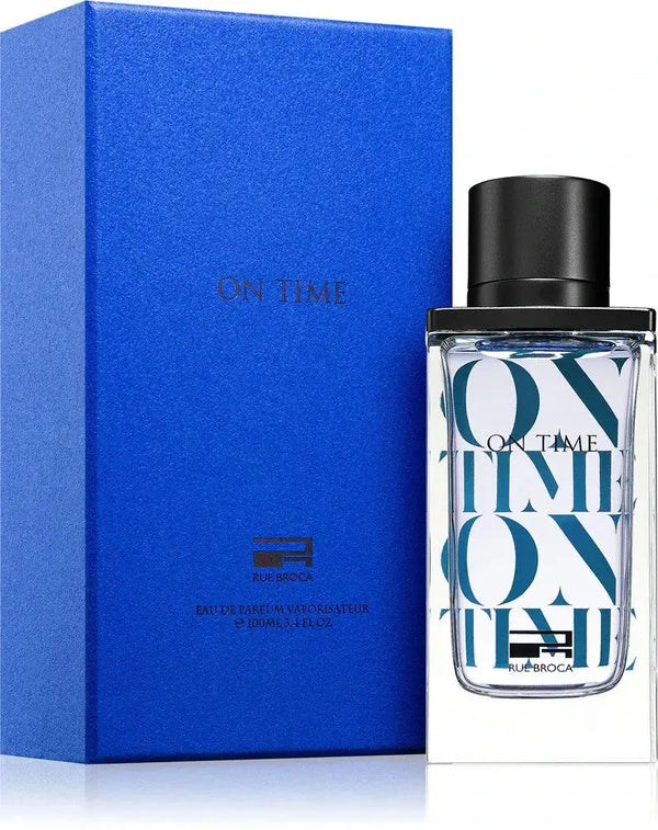 On Time Pour Homme by Rue Broca Eau de Parfum – Timeless Scent for Men 100ml 