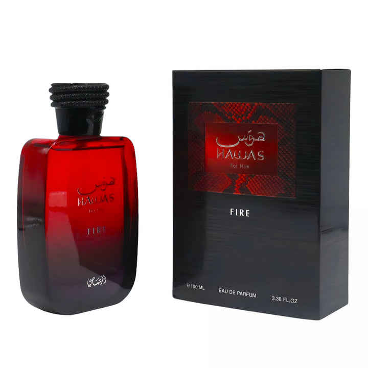 Hawas Fire Rasasi for women and men
