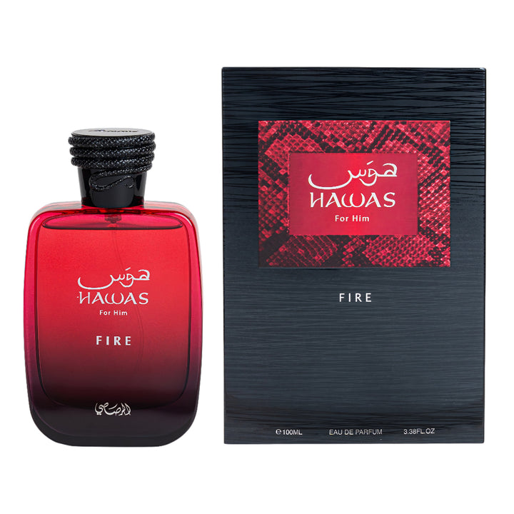 Hawas Fire Rasasi for women and men
