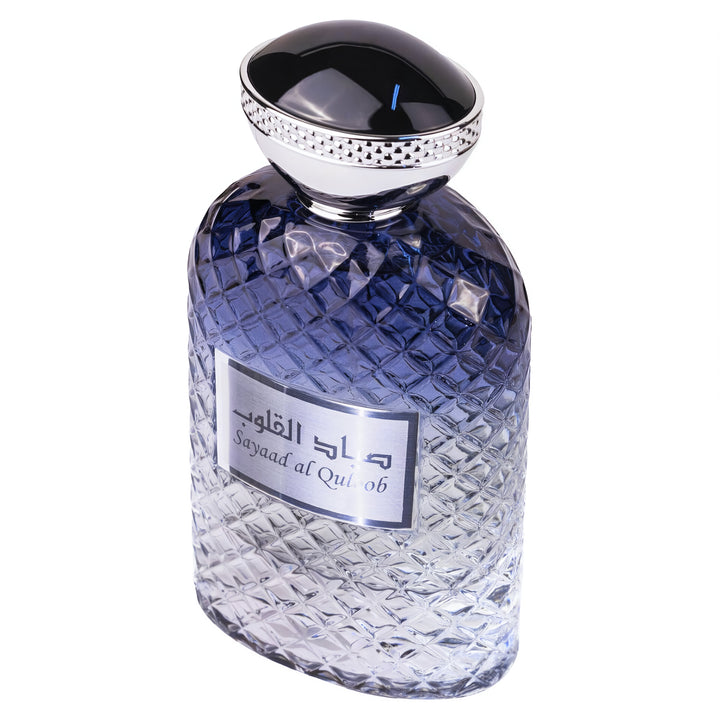 ard al zaafaran Sayaad Al Quloob 100ml EDP – Men’s Fresh Woody Floral Perfume feature on homepage bottle - view 2 - Premium fragrance collection Malaysia