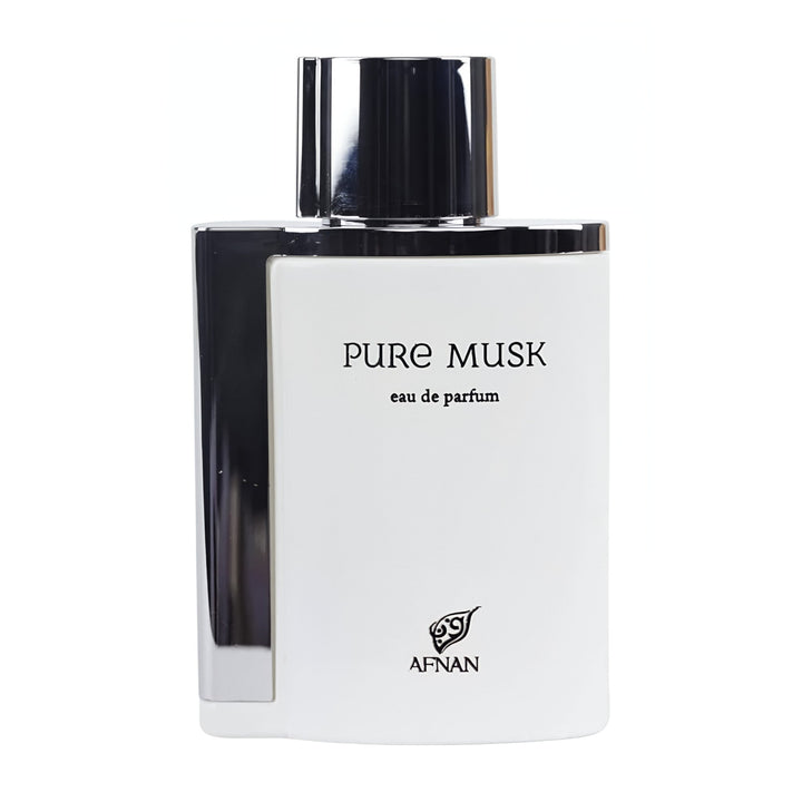 Afnan Pure Musk 100ml EDP For Unisex Musky Sweet Powdery Scents Women and Men 