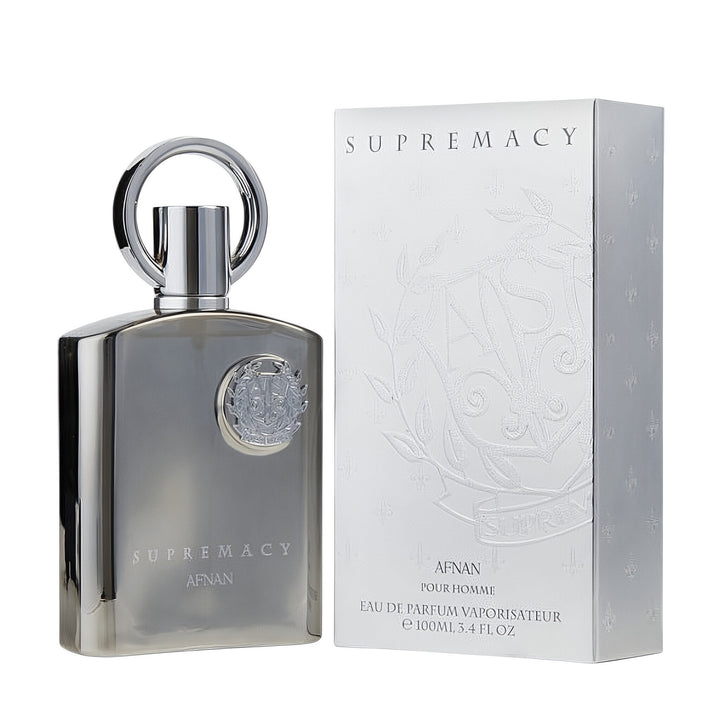 Afnan Supremacy Silver EDP 100ml For Men Fruity Smoky 
