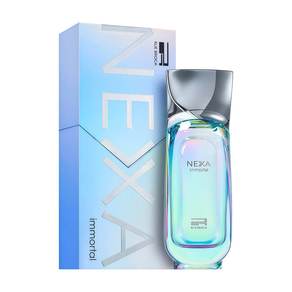 Nexa Immortal perfume bottle and packaging on a white background