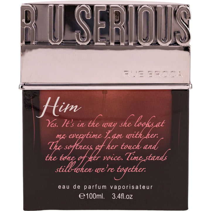 Rue Broca R U Serious Him Pour Homme Eau de Parfum 100ML 