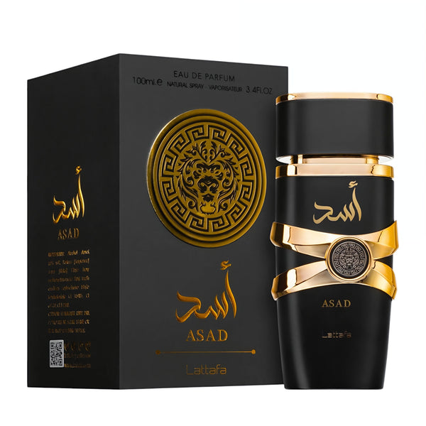 Asad Lattafa Eau de Parfum for Men 100ml Bold & Spicy Scent 