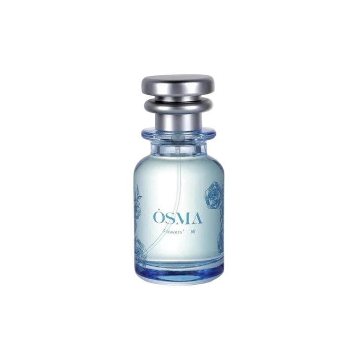 OSMA perfume bottle on a light gray background