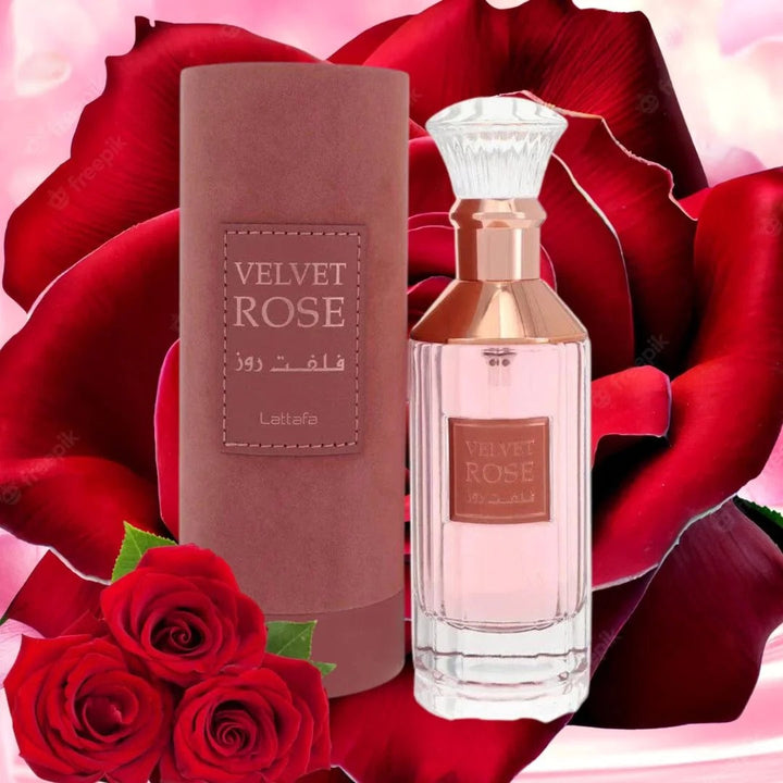 Velvet Rose 100 ml velvet collection Lattafa oud velvety original perfume Velvet rose 100ml 