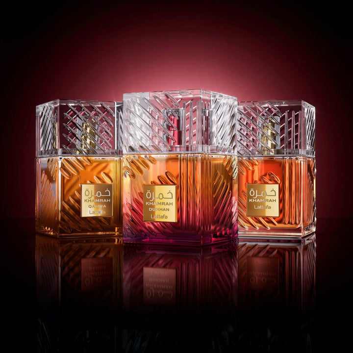 Khamrah Dukhan by Lattafa Perfumes – Unisex Gourmand Oriental Perfume 