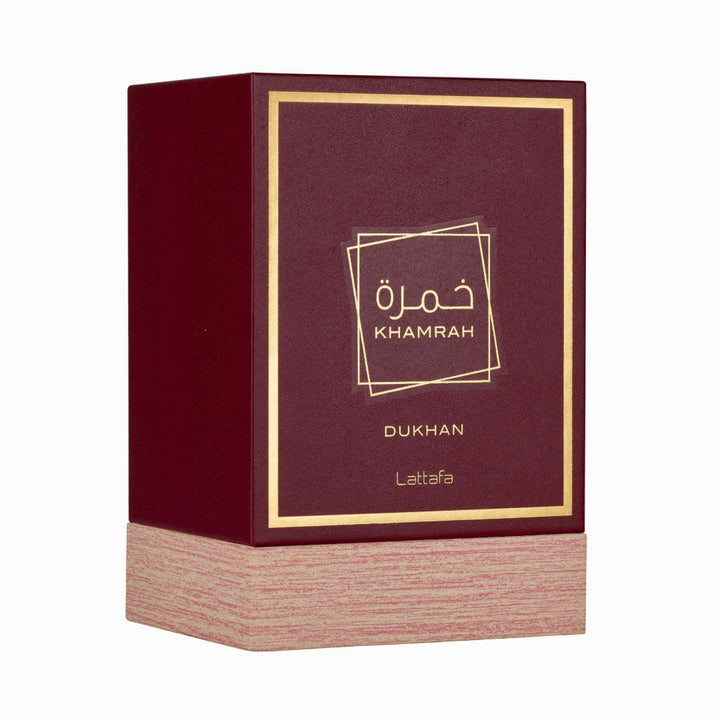 Khamrah Dukhan by Lattafa Perfumes – Unisex Gourmand Oriental Perfume 