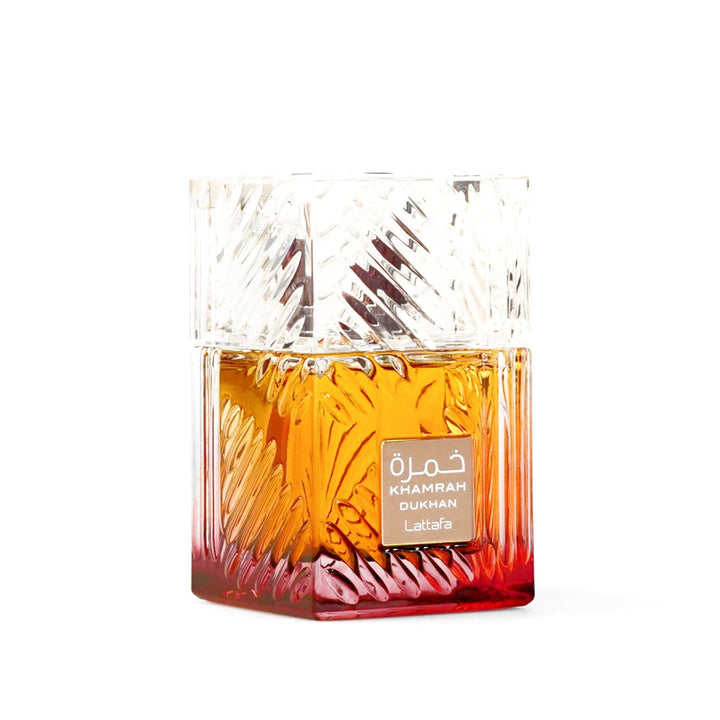 Khamrah Dukhan by Lattafa Perfumes – Unisex Gourmand Oriental Perfume 