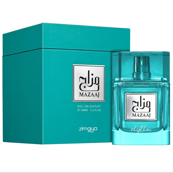 Mazaaj Rhythm by Zimaya 100 ml Eau de Parfum Unisex – Fresh Citrus Aromatic Perfume Malaysia