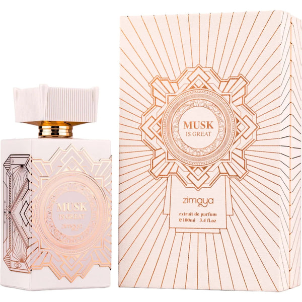 Musk Is Great by Zimaya 100 ml Eau de Parfum bottle Smell floral and woody notes – unisex musk perfume