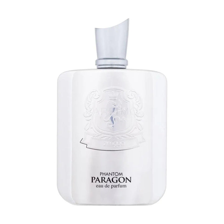 White Paragon Phantom eau de parfum bottle on a white background