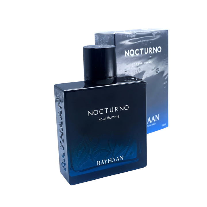 Rayhaan Nocturno Eau de Parfum 100ml – Spicy Woody Men’s Scent 