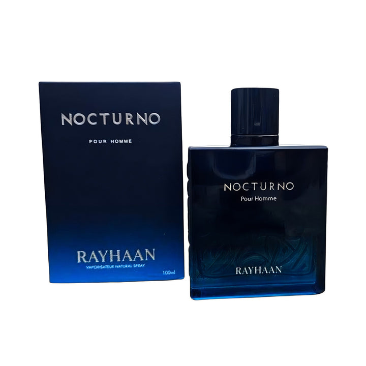 Rayhaan Nocturno Eau de Parfum 100ml – Spicy Woody Men’s Scent 