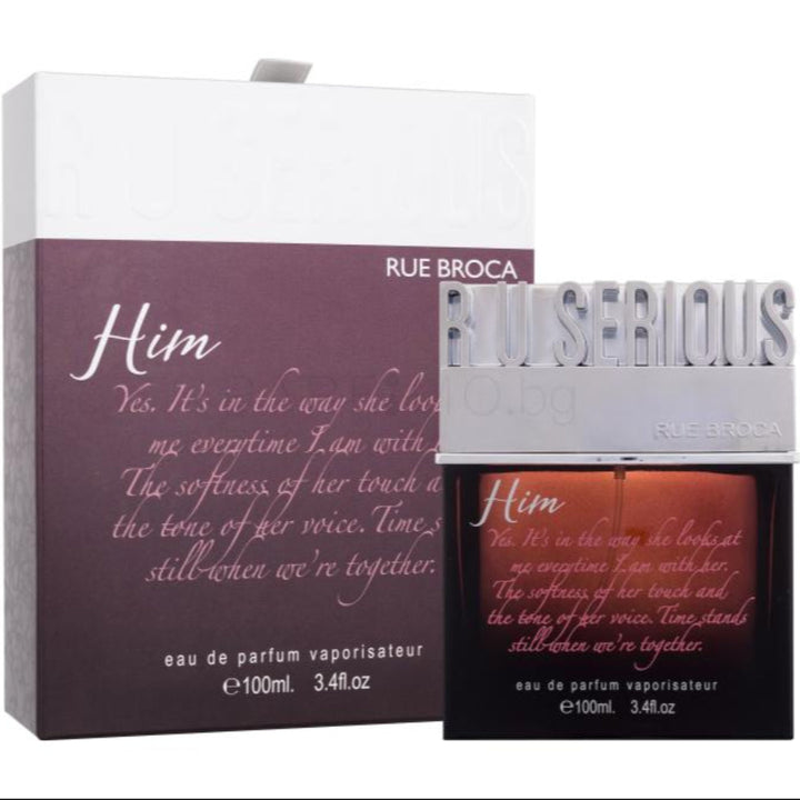 Rue Broca R U Serious Him Pour Homme Eau de Parfum 100ML 