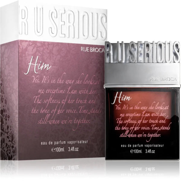 Rue Broca R U Serious Him Pour Homme Eau de Parfum 100ML 