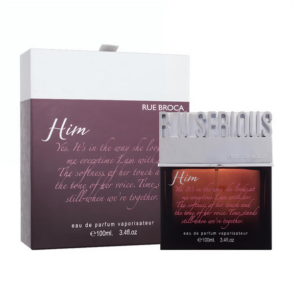 R U Serious Him Rue Broca for men 100ml perfume 