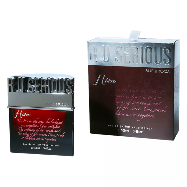 afnan perfume R U Serious Him Rue Broca for men