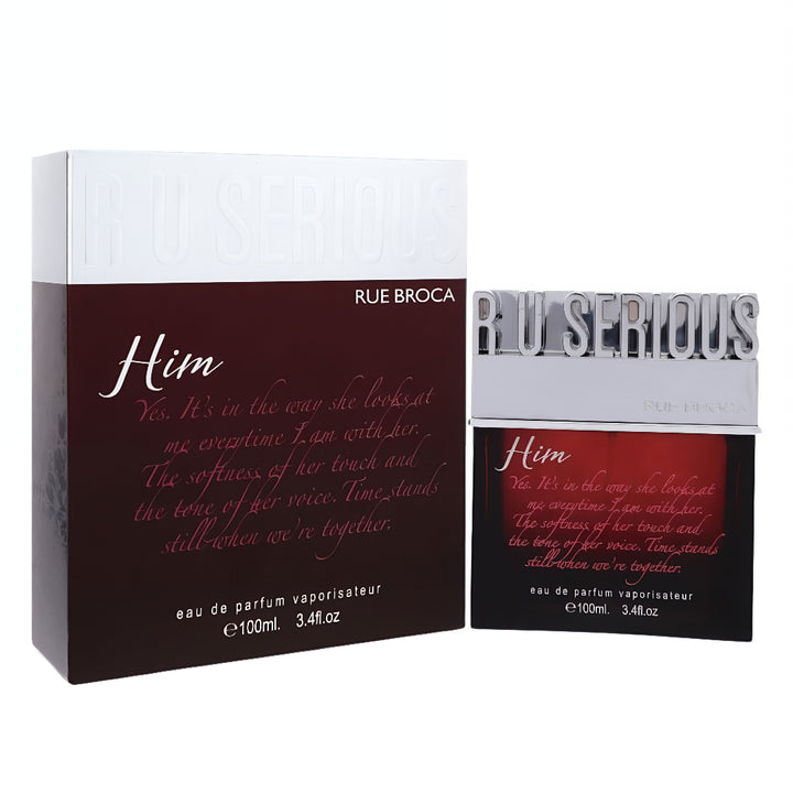 minyak wangi perfume R U Serious Him Rue Broca for men