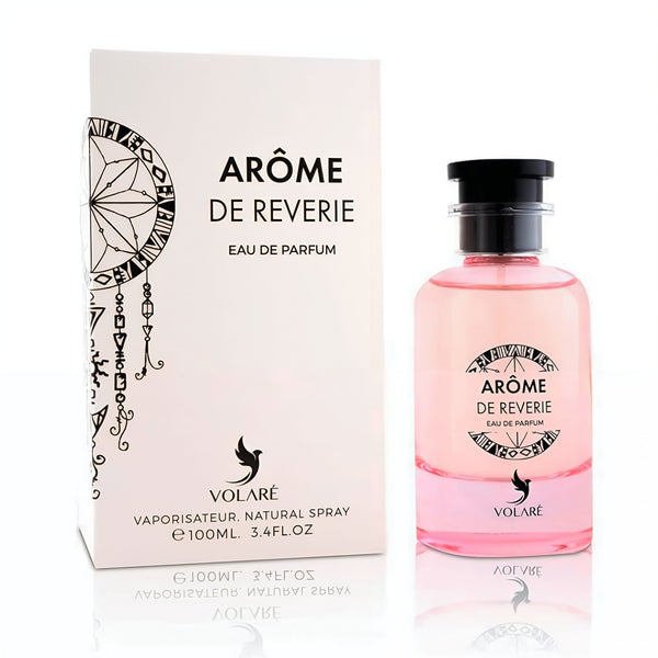 AROME DE REVERIE Eau de Parfum bottle and packaging on a white background