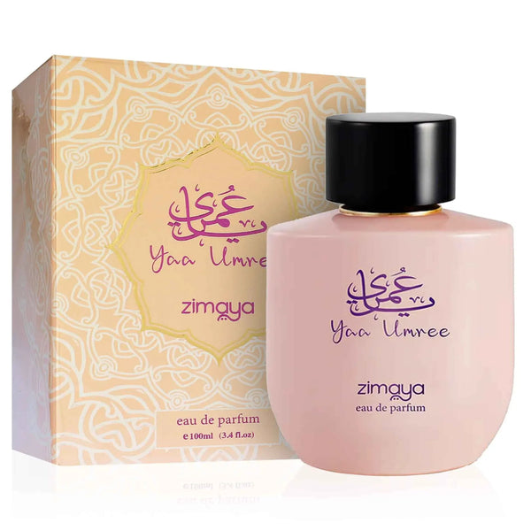 Zimaya Yaa Umree eau de parfum bottle and packaging on a white background