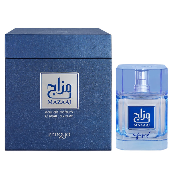 Zimaya Mazaaj Infused EDP 100ml Aroma Segar Untuk Lelaki 